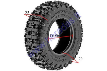 TYRE front/rear FOR VEHICLE, TRACTOR, MINI TRACTOR 4.10-6