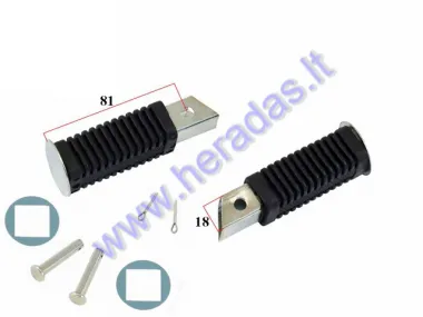 Footrest 2pc set for mini motorcycle 50cc 115MM