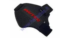 Motorcyclist shoe protection rail switch