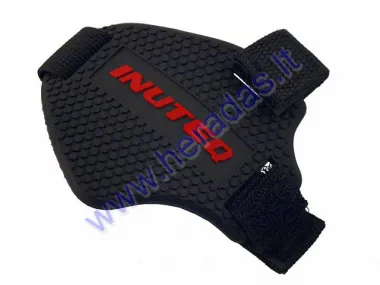 Motorcyclist shoe protection rail switch