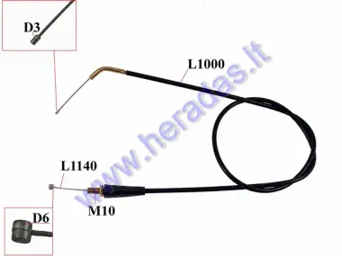 Motociklo akseleratoriaus trosas  tinka modeliui MOTOLAND MTL250