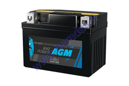 MOTOCIKLO AKUMULIATORIUS 12V 10AH 130A YTX12A-BS AGM 150x87x105 mm Intact