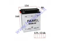 MOTORCYCLE BATTERY 12V 12AH YB12AL-A2