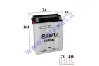 Motorcycle battery 12V 14Ah YB14L-A2 134x89x164