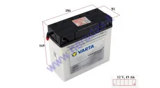 Motorcycle battery 12V 19AH 240A  186X82X171 VARTA 51913