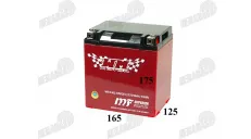 MOTOCIKLO AKUMULIATORIUS 12V 30AH 300A YTX30L-BS 166X126X175 CF MOTO WTX30L-BS GEL