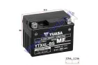 Motociklo akumuliatorius 12V 3,2Ah 50A YTX4L-BS Yuasa