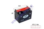 MOTORCYCLE BATTERY 12V 3Ah YTX4L-BS 113x70x87