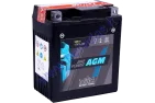 MOTORCYCLE BATTERY 12V 6Ah 80A YTX7L-BS AGM 114 x71x131mm