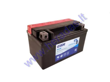 Motorcycle battery 12V 6Ah ETX7A-BS 150X87X93