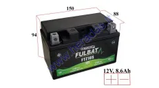 MOTORCYCLE BATTERY 12V 8.6Ah  FTZ10S GEL  150X88X94