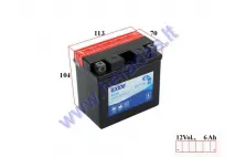 Motorcycle battery 12V EXIDE ETZ7-BS