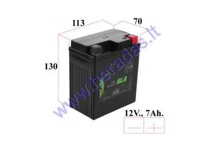 MOTORCYCLE BATTERY 7AH.120A 12V Intact SLA  12-8Z-V YTZ8V  130X70X113