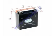 Motorcycle battery CBTX20L-BS