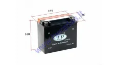Motociklo akumuliatorius CBTX20L-BS