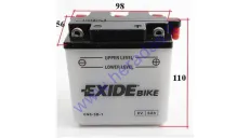 BATTERY EXIDE 6V 6N6-3B-1