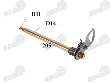 Motociklo bėgių perjungimo velenas ,ašelė  CB250CC variklio tipas ZS169FMM