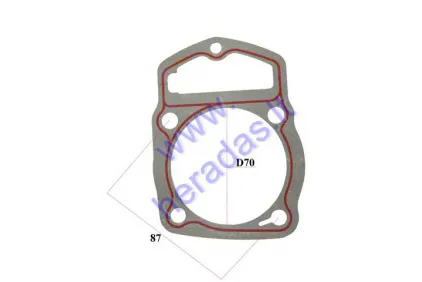 Cylinder gasket for motorcycle 200-250 cc MTL250  engine type 169FMM fits MOTOLAND