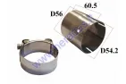 Motorcycle Muffler adapter transition 54.2x56mm