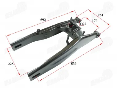 Rear fork for motorcycle fits NAKED50