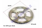 Rear sprocket for motorcycle 48 teeth