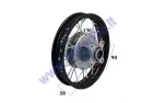 Motociklo galinis ratas  10 colių  tinka mini motociklams  50-100cc SPARK, STORM R10 ratlankis