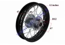 Rear wheel 12 inch fits mini motorcycles 50-125cc  APPOLO