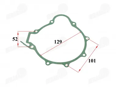 Alternator cover gasket for motorcycle 200-250 cc MTL250  engine type 169FMM fits MOTOLAND 165FMM 167FMM