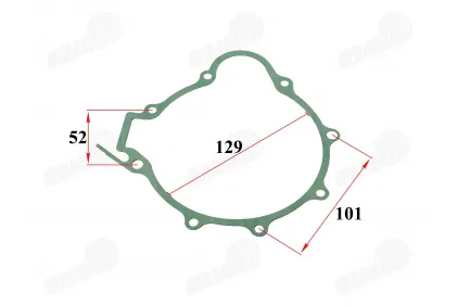 Alternator cover gasket for motorcycle 200-250 cc MTL250  engine type 169FMM fits MOTOLAND 165FMM 167FMM