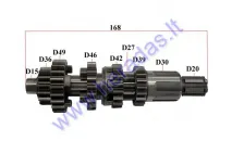 GEARBOX SHAFTS FOR MOTORCYCLE CB250CC ZS169 ATV  L168
