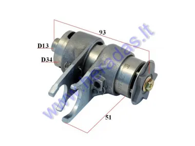 Gear selector drum and forks for 125-150cc motorcycle LIFAN engine fits models TORNADO, CB