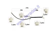 Motociklo  istaliacijos laidai 110-150cc  be elektrinio starterio