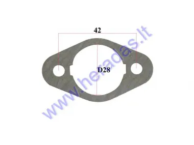 Paper gasket carburetor manifold for motorcycle 200-250 cc MTL250  engine type 169F fits MOTOLAND