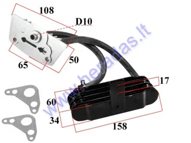 MOTOCYCLE, QUAD BIKE OIL COOLER GY6