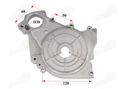 Motociklo, keturračio variklio blokas 110cc