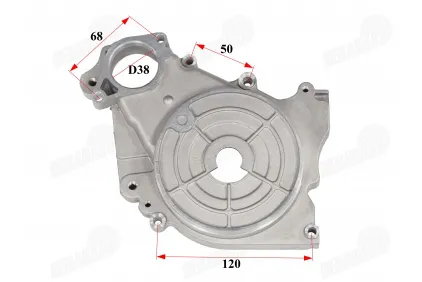 Motociklo, keturračio variklio blokas 110cc