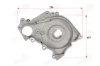 Motociklo, keturračio variklio blokas 110cc