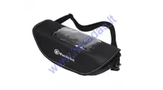 Motorcycle handlebar bag universal Supermoto, Enduro travel bag with phone case