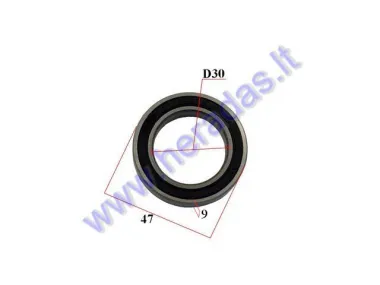 Motociklo KTM priekinio rato guolis 30/47/9  1000906