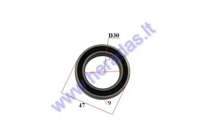 Motociklo KTM priekinio rato guolis 30/47/9  1000906