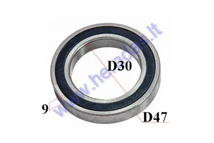 Front wheel bearing for KTM motorcycle 61906.2RSR 30/47/9