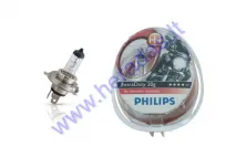 MOTOCIKLO LEMPUTĖ 12V H4 60/55W PHILIPS EXTRA DUTY APSAUGA NUO VIBRACIJOS