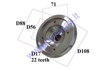 OIL STATOR LF140 FOR MOTORCYCLE LIFAN 140CC, CENTRIFUGAL OIL PUMP
