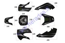 STICKER DECAL SET, FITS TO ORION 125CC, TORNADO 150CC