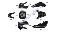 STICKER DECAL SET, FITS TO ORION 125CC, TORNADO 150CC