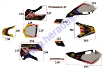 STICKER DECAL SET, FITS TO ORION 125CC, TORNADO 150CC