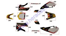 STICKER DECAL SET, FITS TO ORION 125CC, TORNADO 150CC