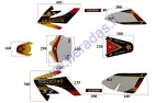 STICKER DECAL SET, FIT TO TORNADO 150CC