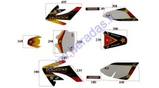 STICKER DECAL SET, FIT TO TORNADO 150CC