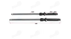 front shock absorber set for motorcycle, moped 50cc  fits CHAMP DELTA